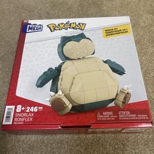 Pokémon Mega Mattel Construx Snorlax Building Set 246 Pcs HLB70